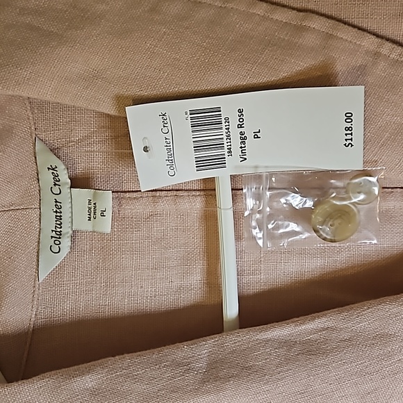 Coldwater Creek Pink Blazer - Picture 4 of 12